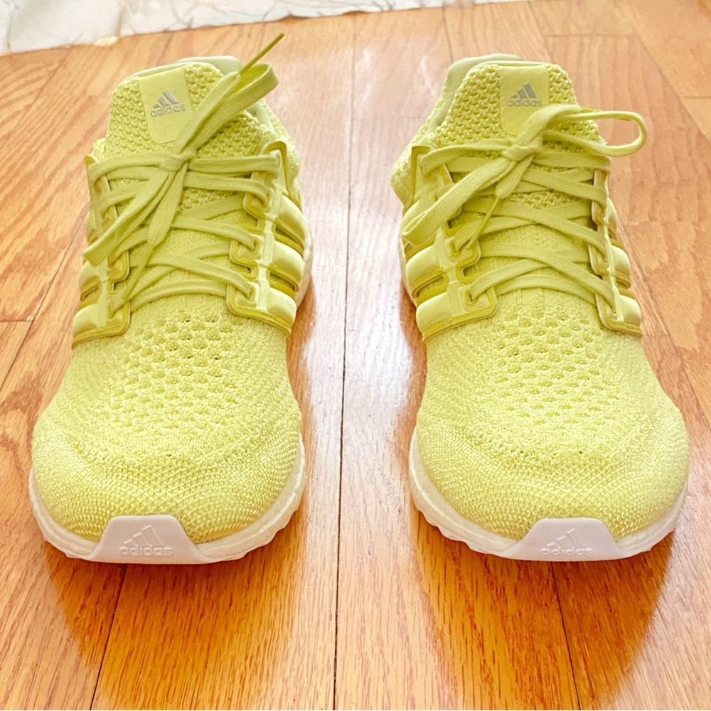 Adidas ultraboost dna pulse yellow green knit athletic shoes - Picture 2 of 10